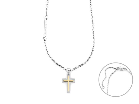 Collana 4US: Cesare Paciotti Uomo in Acciaio 4UCL6923 - 4UCL6923